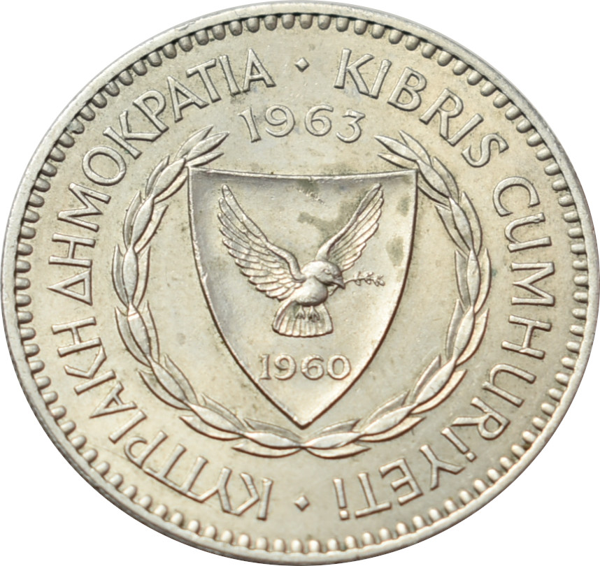 Cyprus 100 Mils 1963