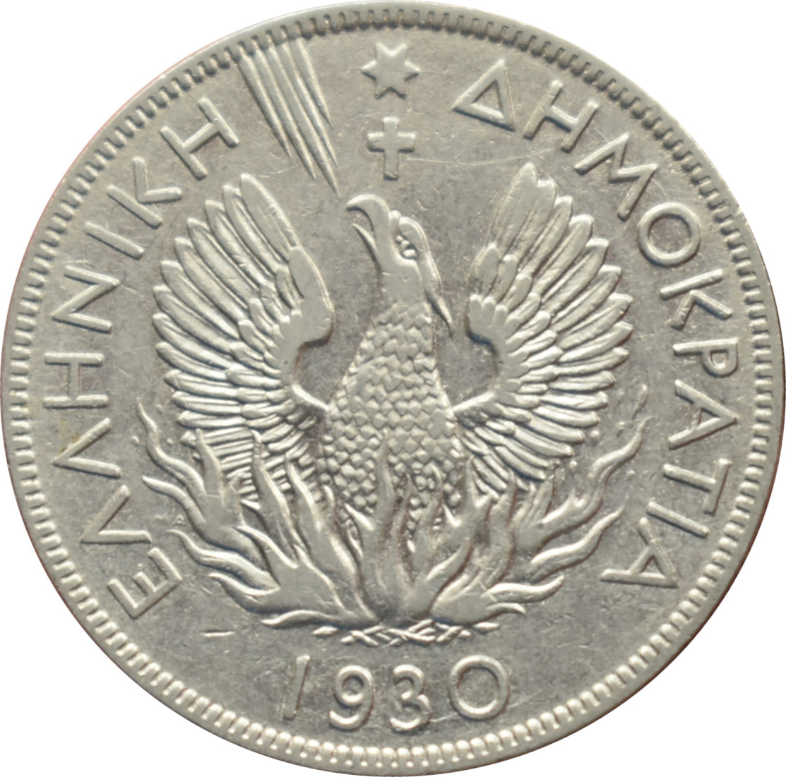 Grécko 5 Drachmas 1930