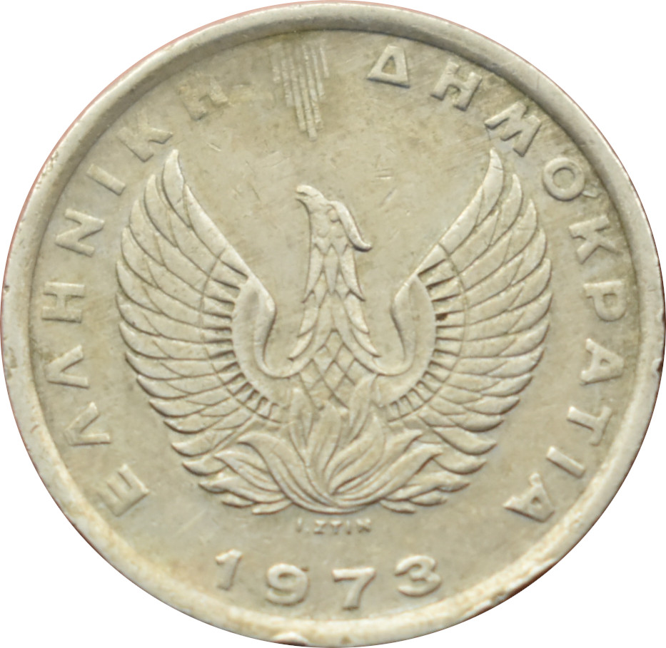 Grécko 5 Drachmas 1973