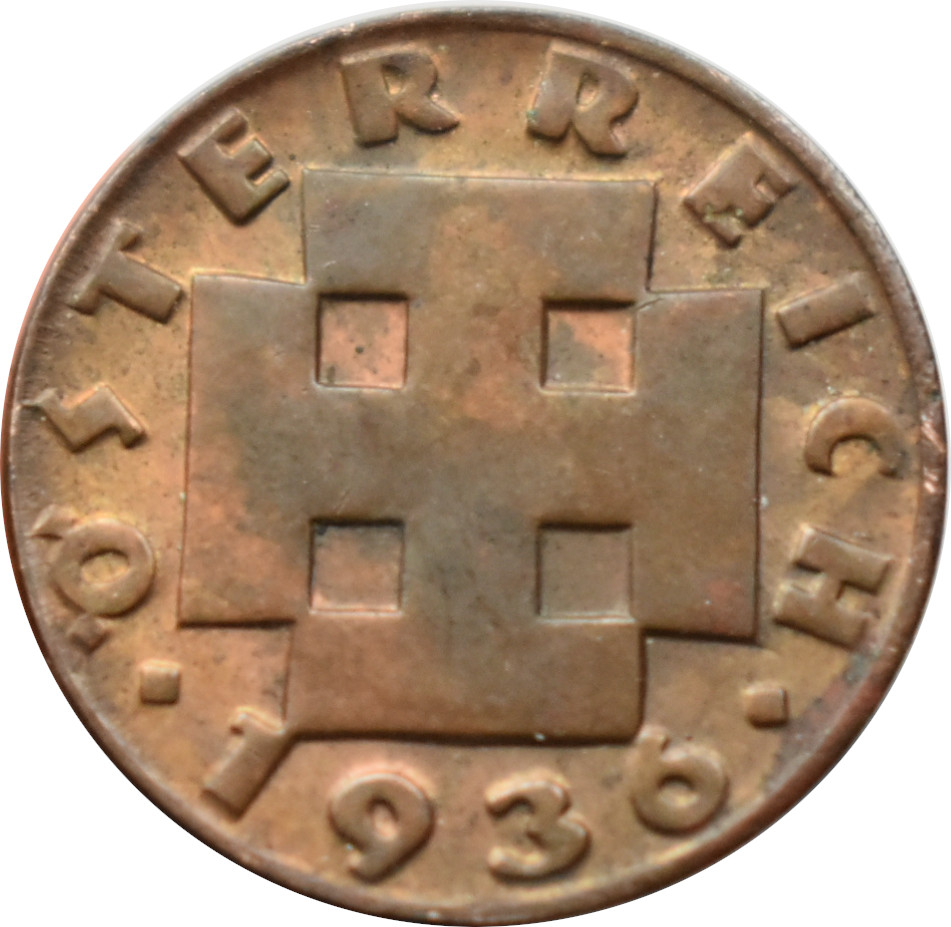 Rakúsko 2 Groschen 1936