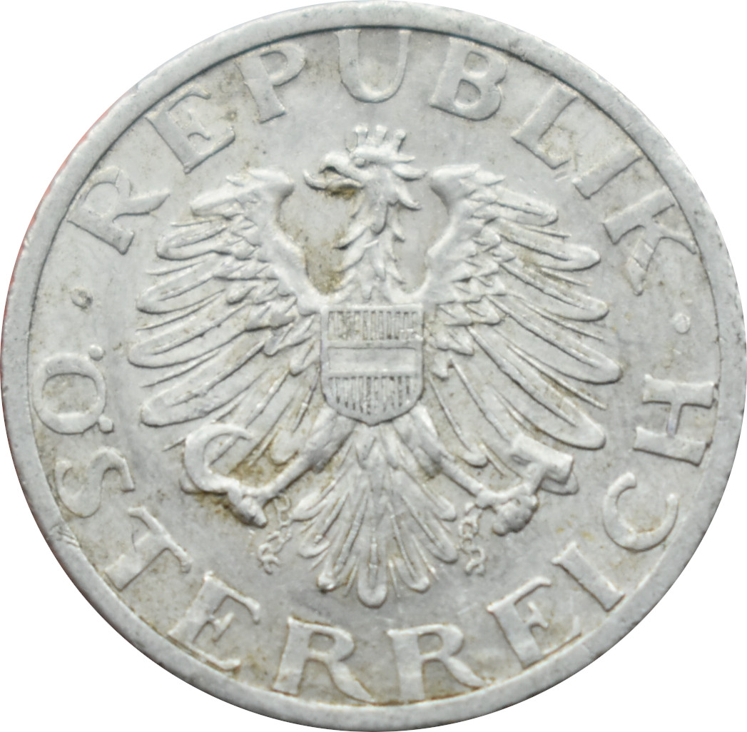 Rakúsko 50 Groschen 1955
