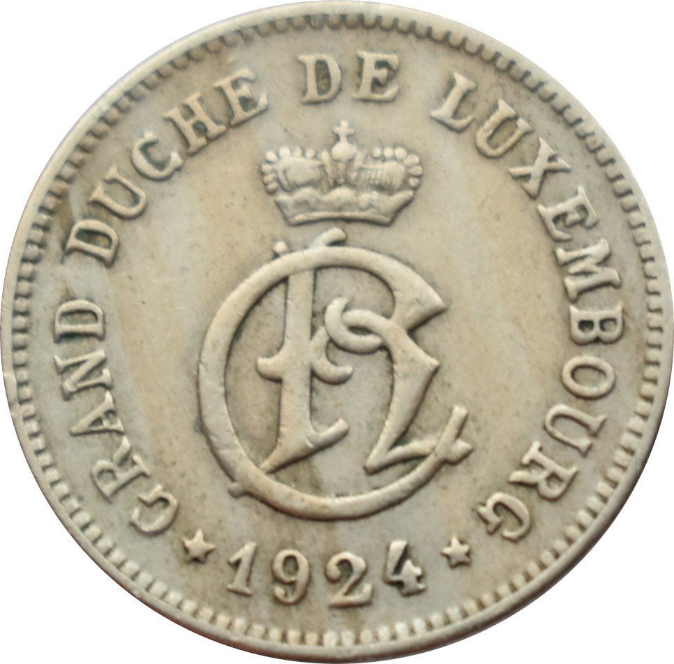 Luxembursko 10 Centimes 1924