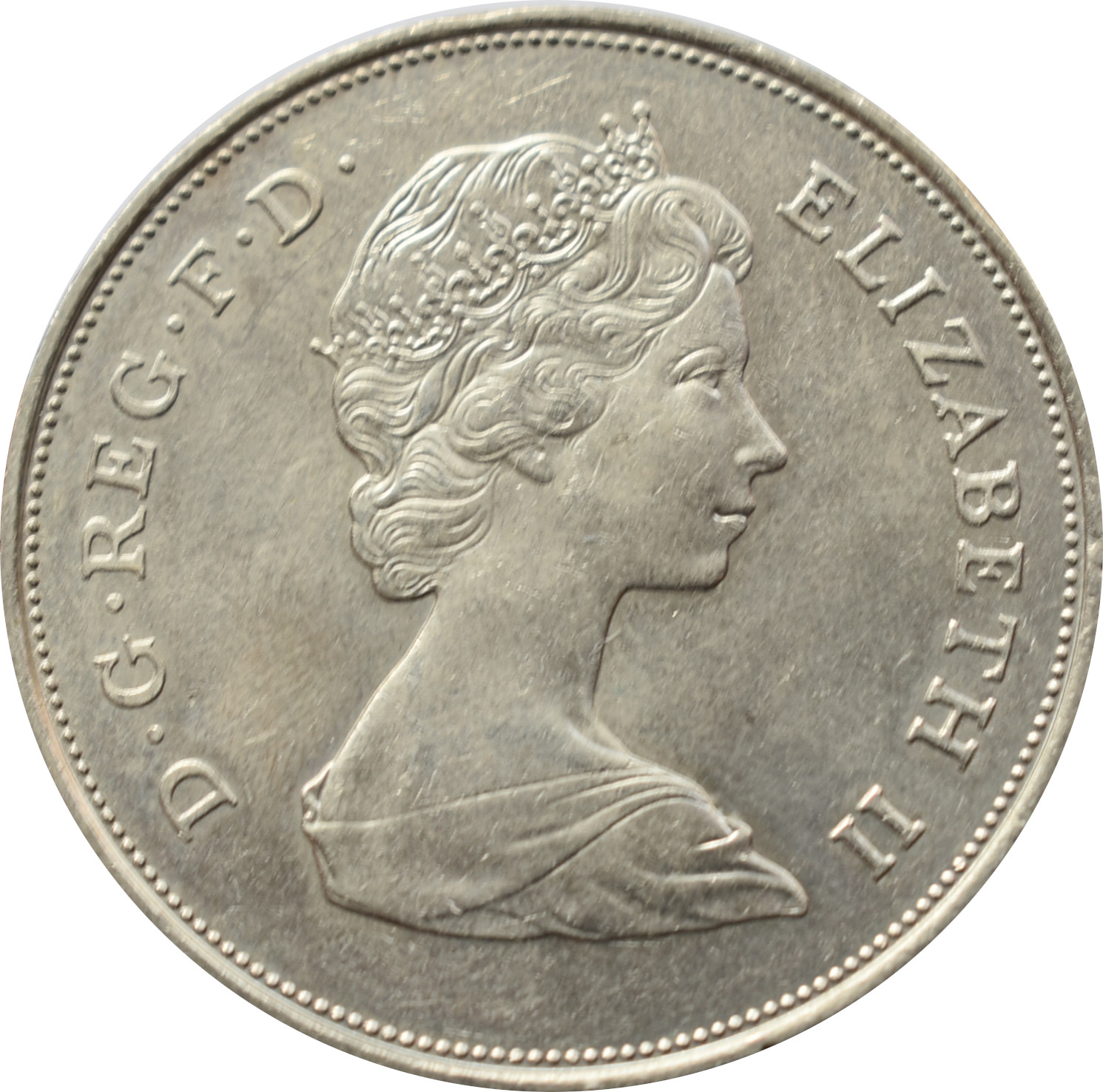 Anglicko 25 Pence 1981