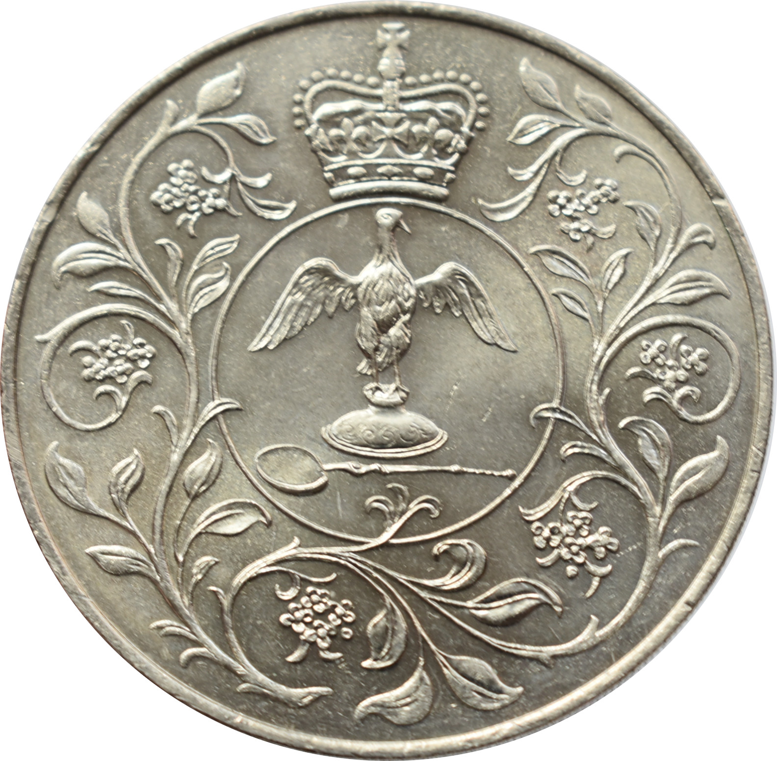 Anglicko 25 Pence 1977