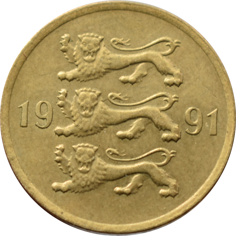 Estónsko 5 Senti 1991