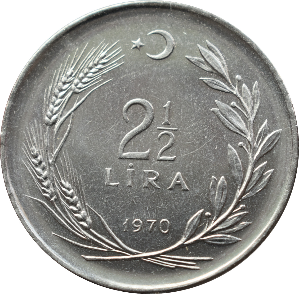 Turecko 2 1/2 Lira 1970 FAO