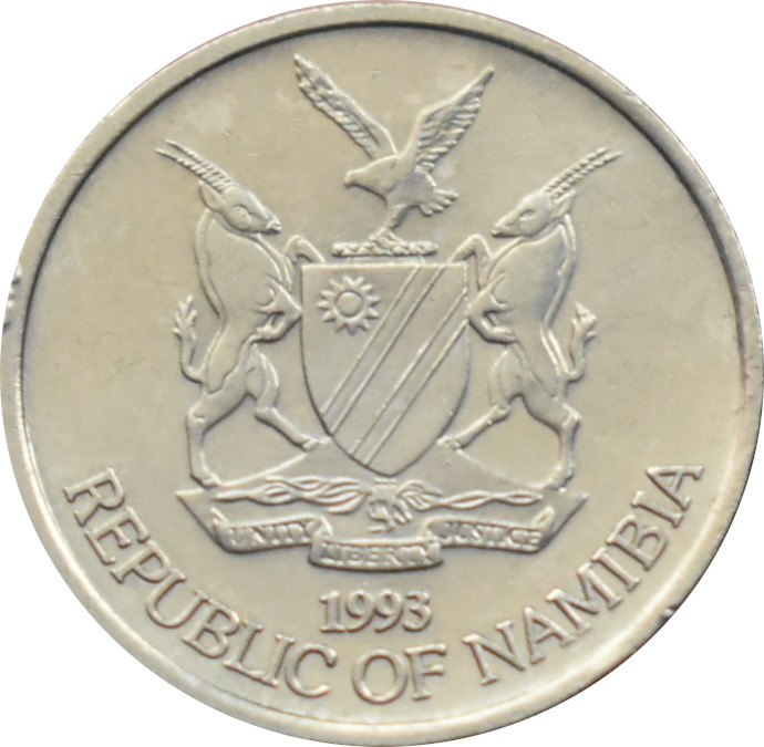 Namíbia 10 Cents 1993
