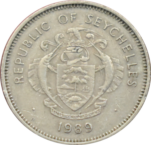 Seychely 25 Cents 1989
