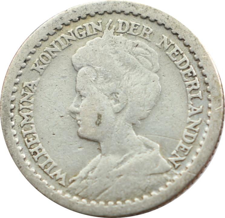 Holandsko 10 Cents 1910