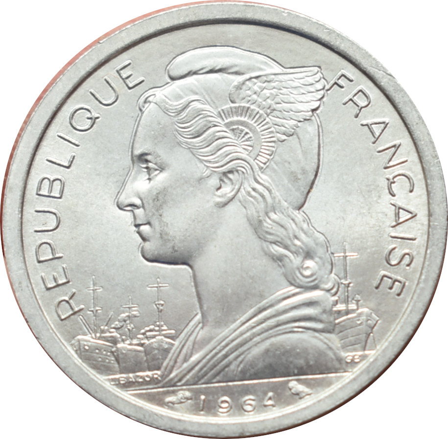 Komory 2 Francs 1964