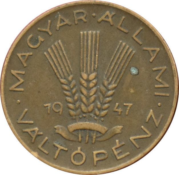 Maďarsko 20 Fillér 1947 BP.