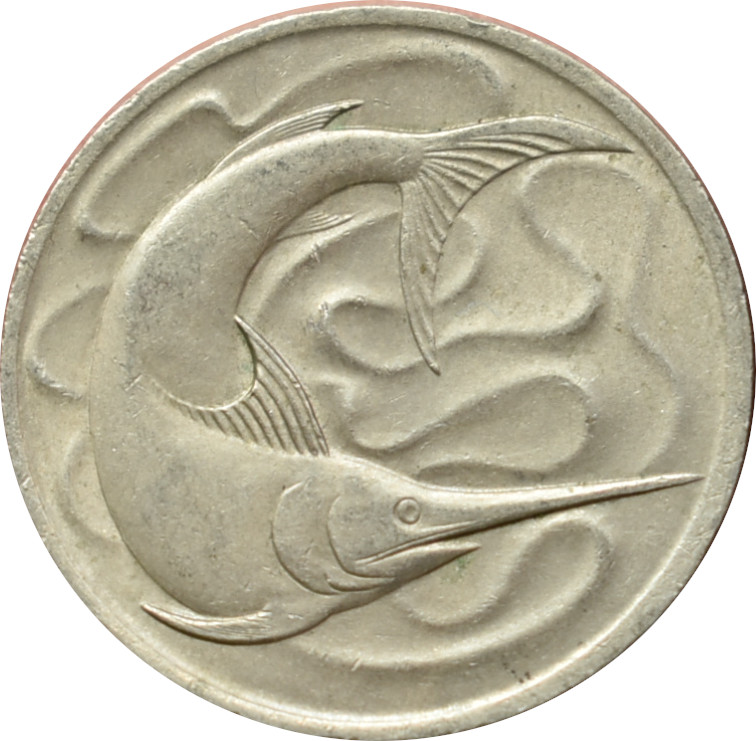 Singapur 20 Cents 1967