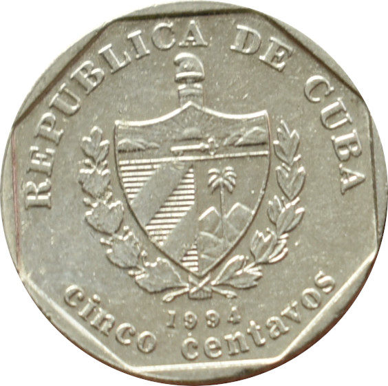 Kuba 5 Centavos 1994