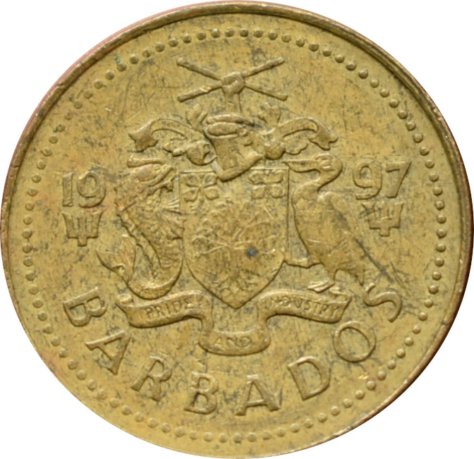 Barbados 5 Cents 1997