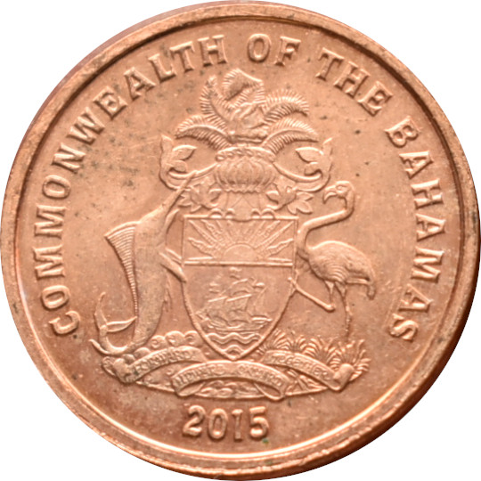 Bahamy 1 Cent 2015