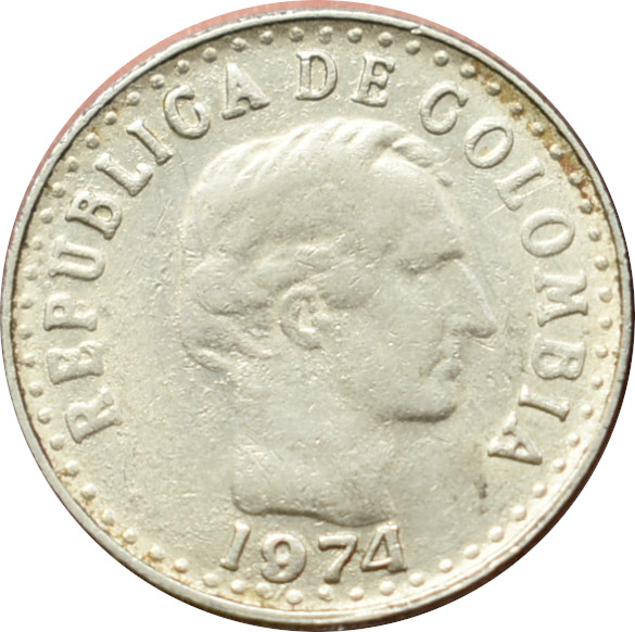 Kolumbia 10 Centavos 1974