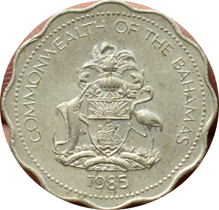 Bahamy 10 Cents 1985