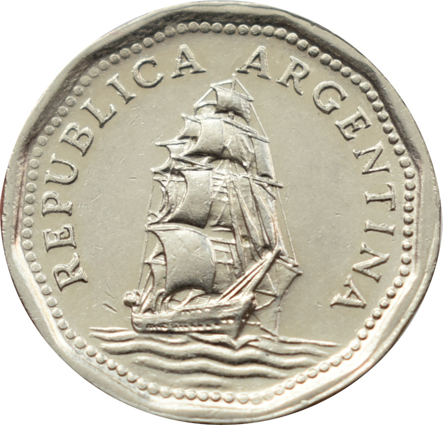 Argentína 5 Pesos 1968