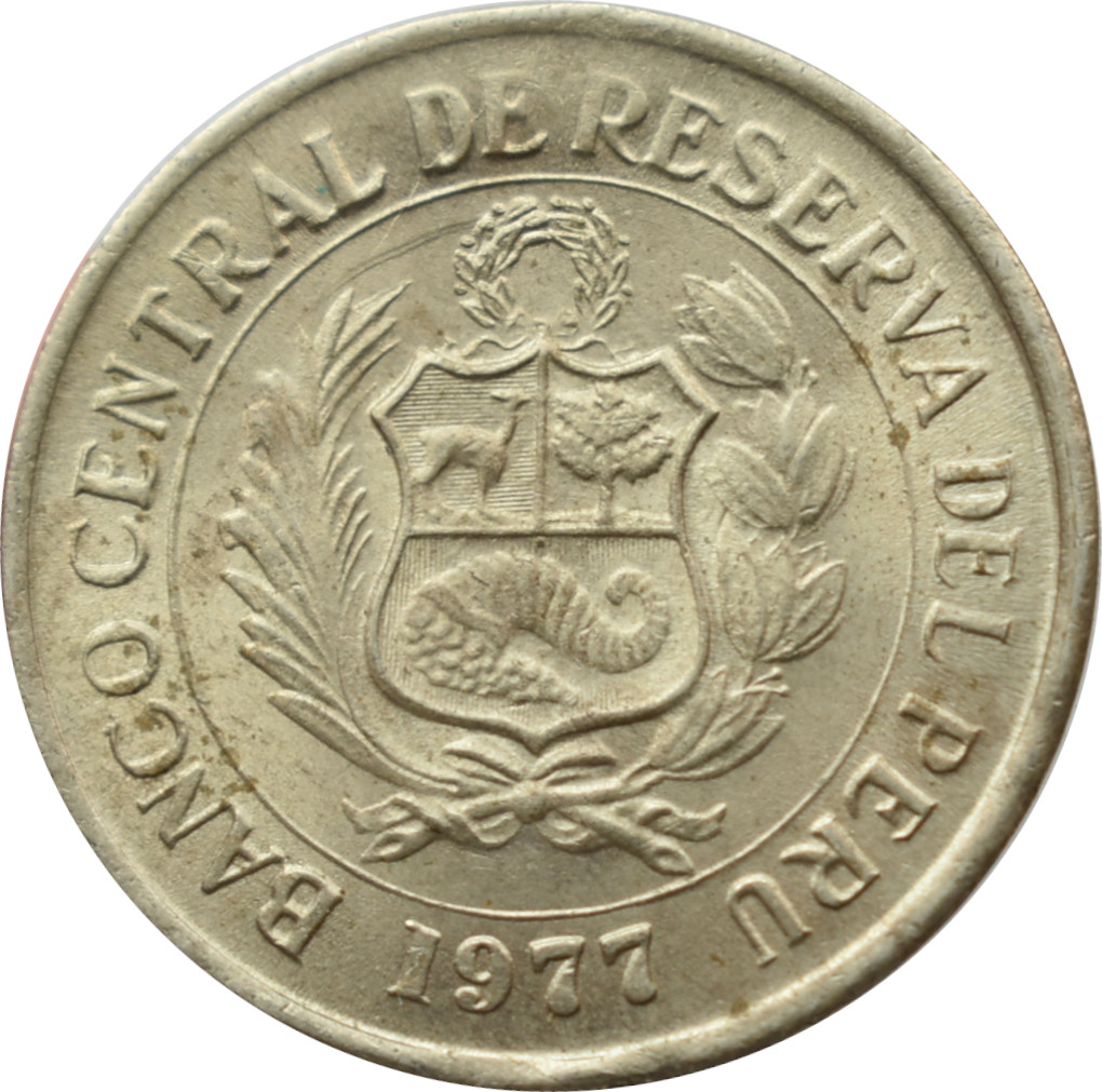 Peru 5 Soles de Oro 1977