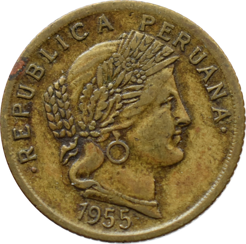 Peru 10 Centavos 1955