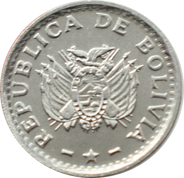 Bolívia 2 Centavos 1987
