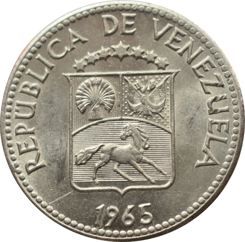 Venezuela 5 Centimos 1965