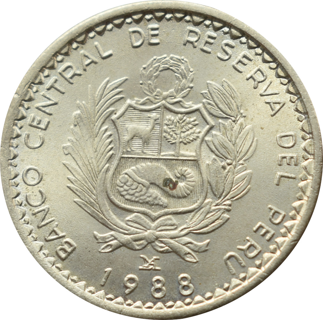 Peru 5 Intis 1988