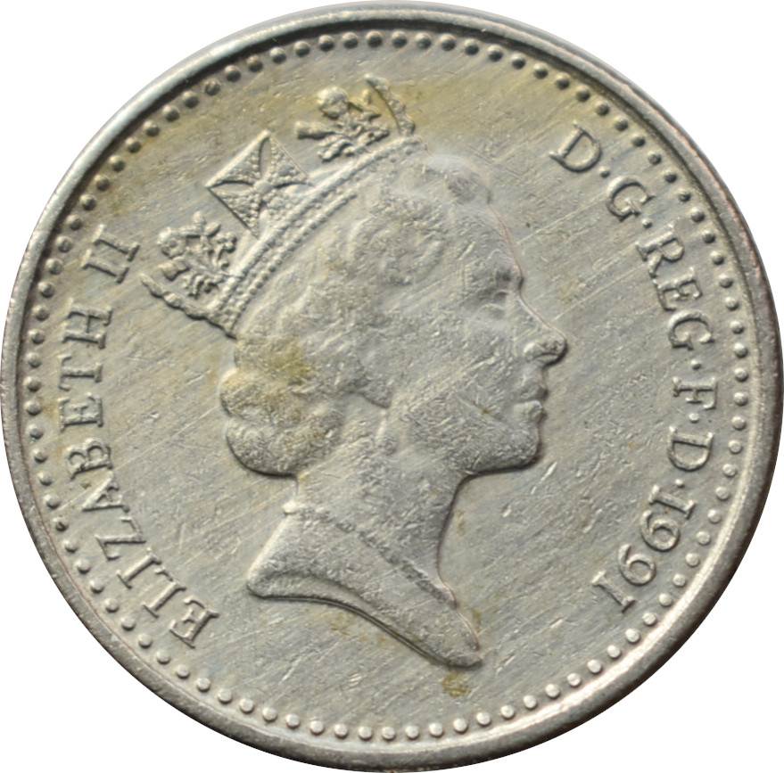 Anglicko 5 Pence 1991