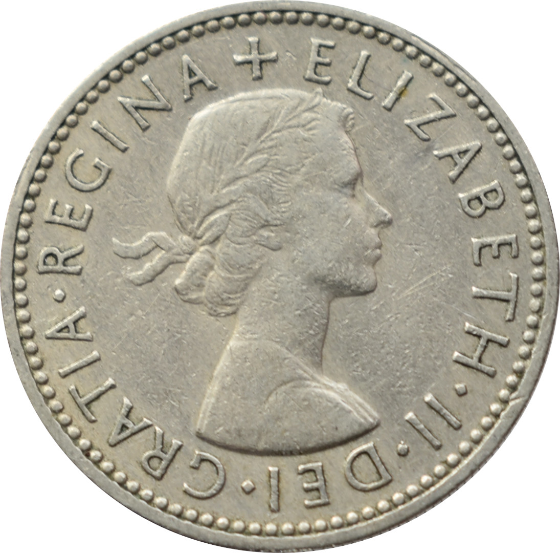 Anglicko 1 Shilling 1954