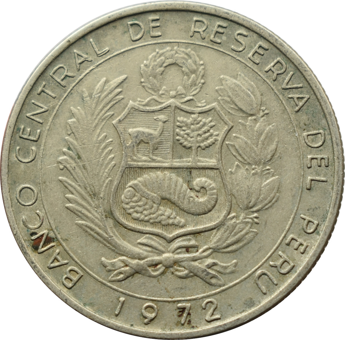 Peru 10 Soles de Oro 1974