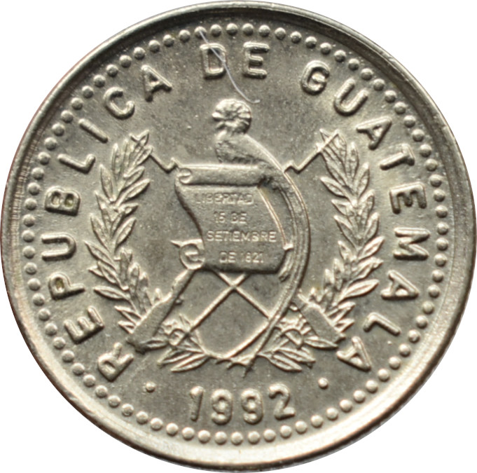 Guatemala 5 Centavos 1992