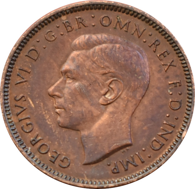 Anglicko 1 Farthing 1944