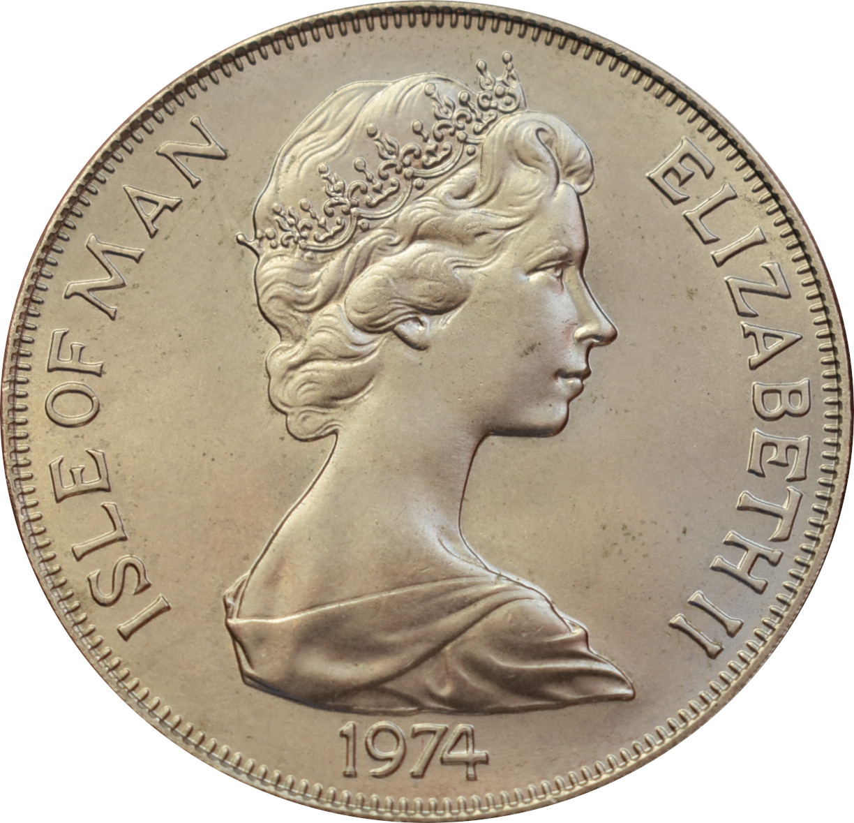 Ostrov Man 1 Crown 1974