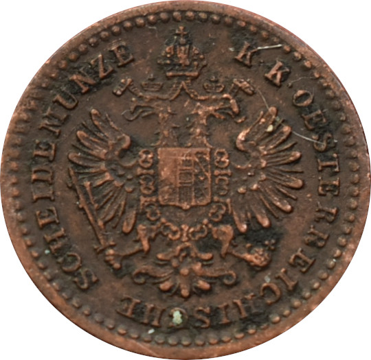 F.J. 5/10 Kreuzer 1859 A
