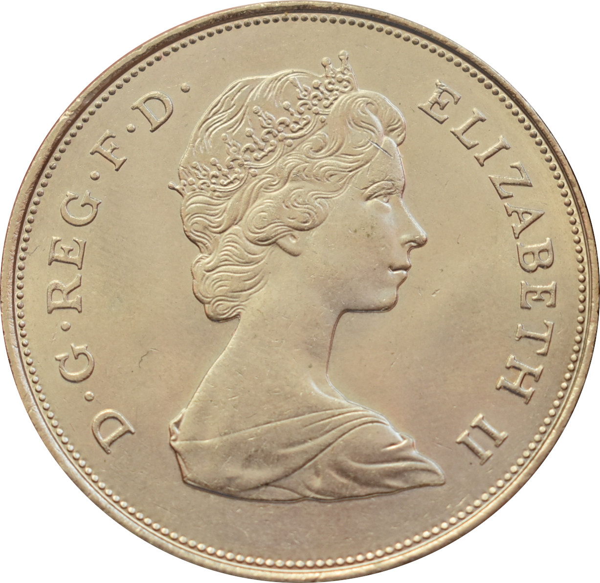 Anglicko 25 Pence 1981