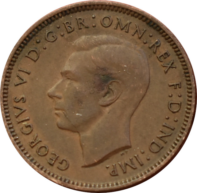 Anglicko 1 Farthing 1941