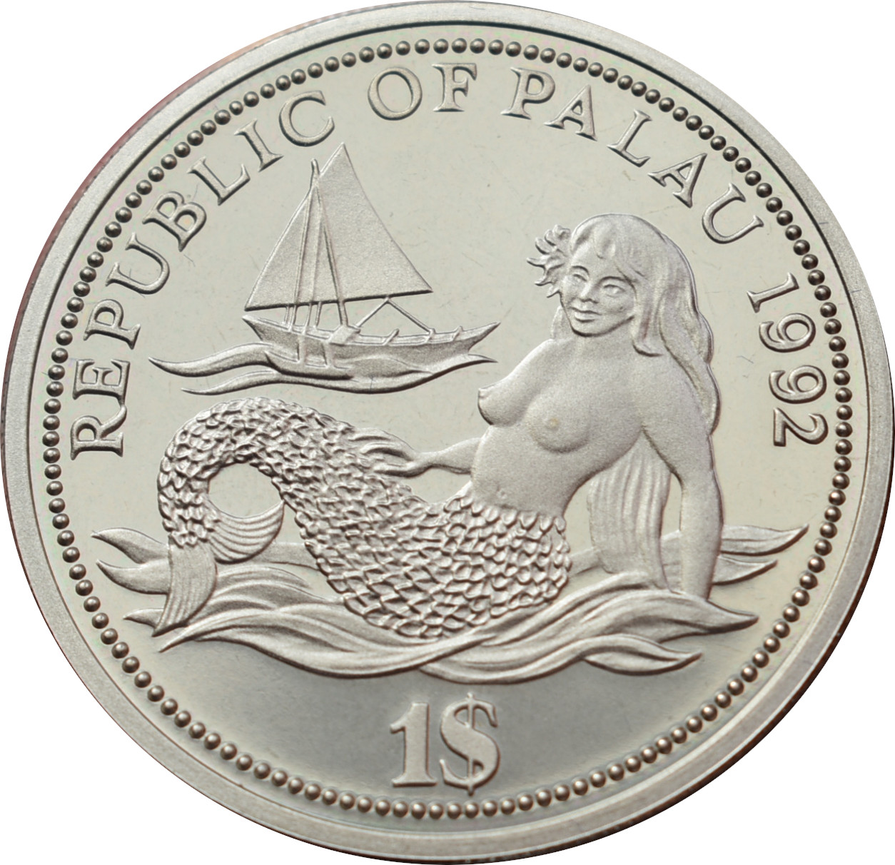 Palau 1 dolár 1992