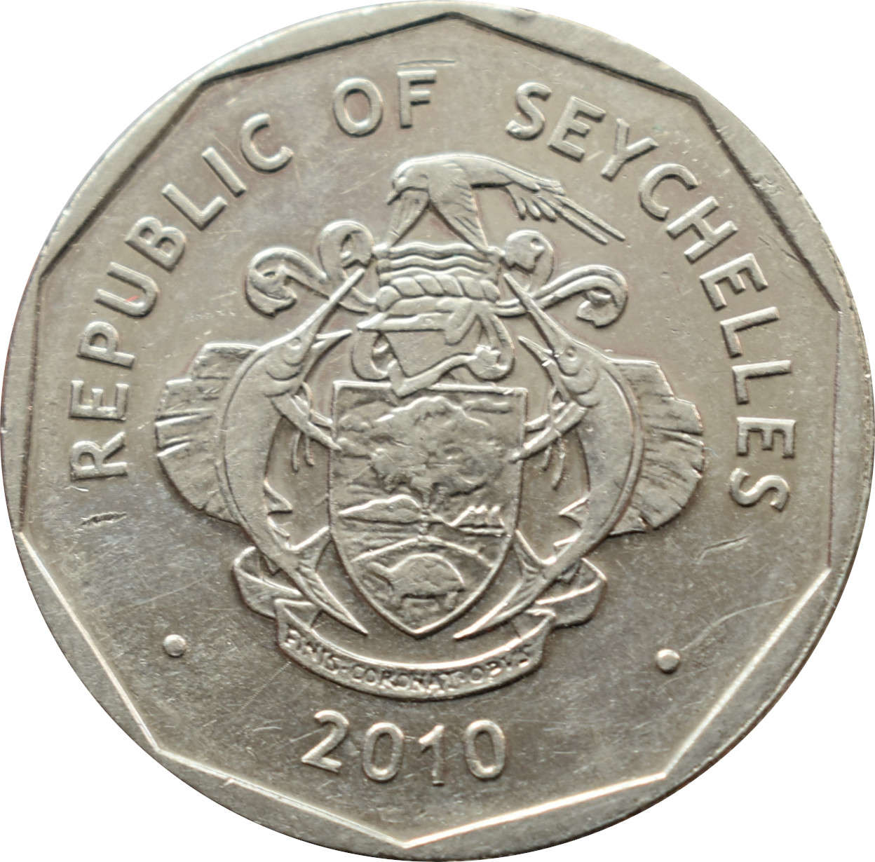 Seychely 5 Rupees 2010