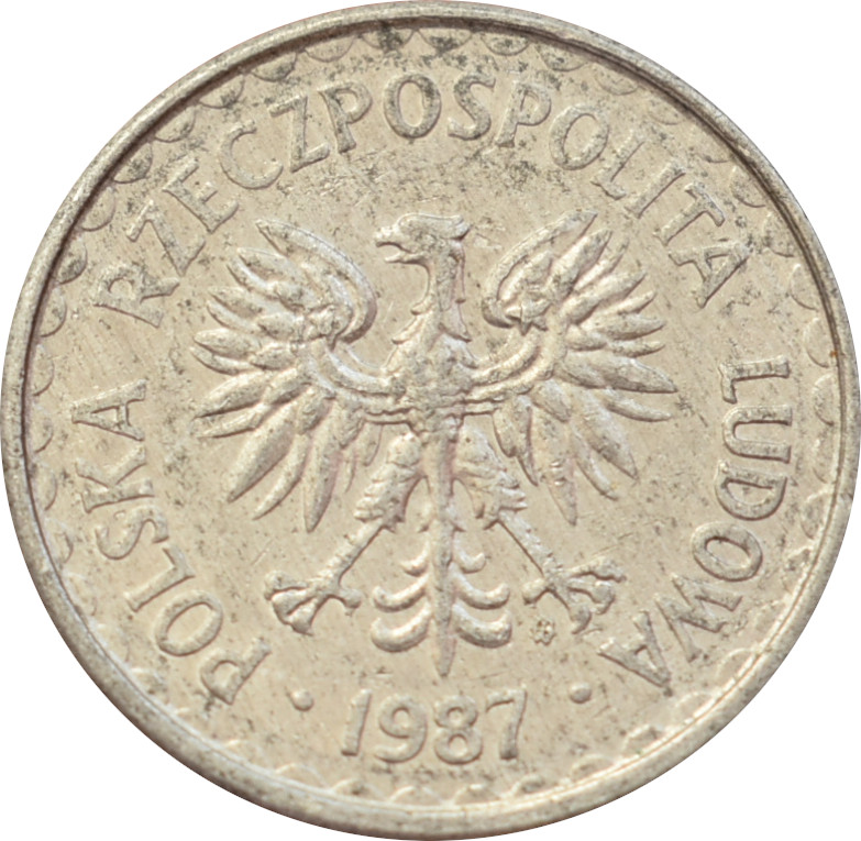 Poľsko 1 Zloty 1987