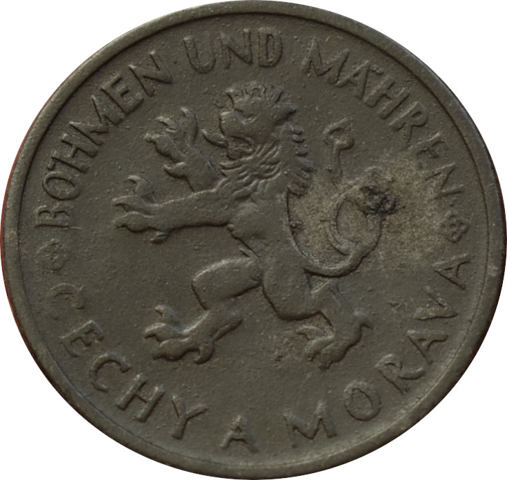 Protektorát 1 Koruna 1942