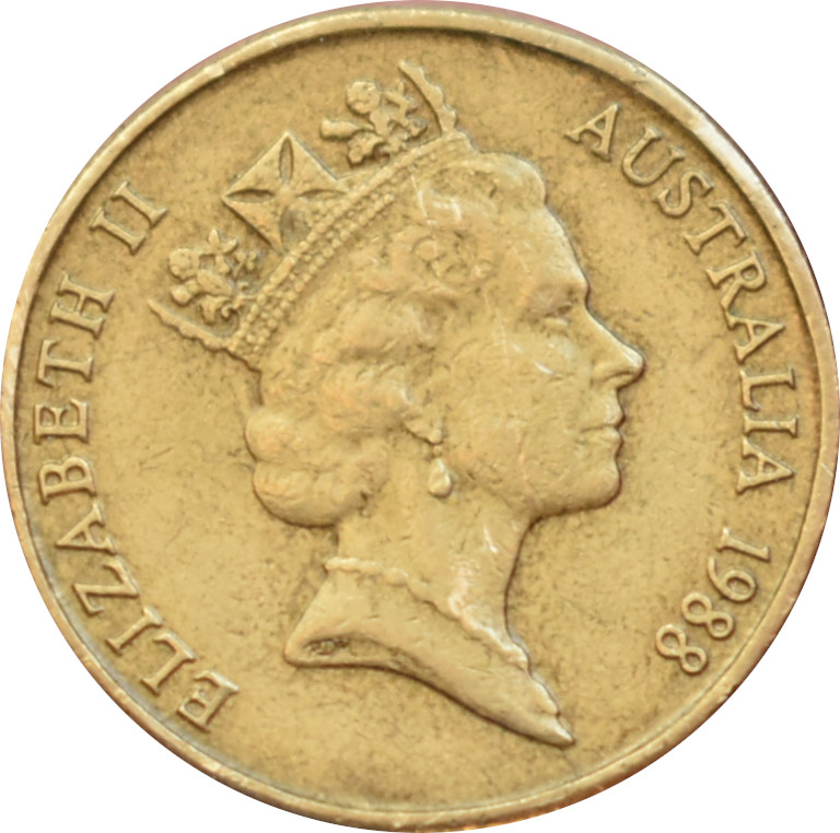 Austrália 1 Dollar 1988