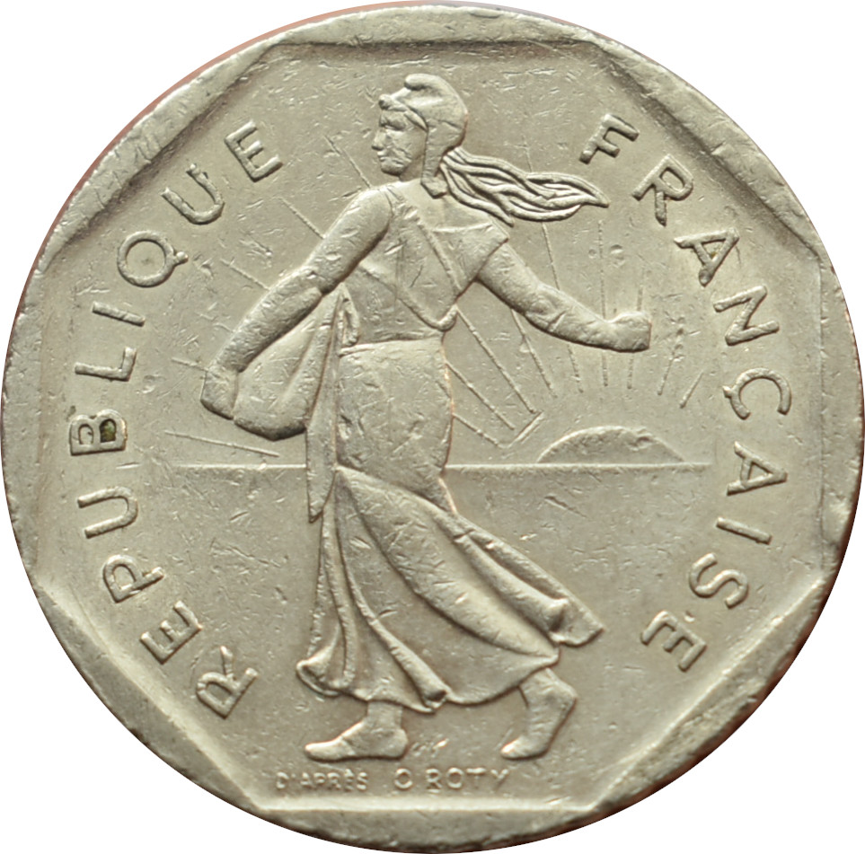 Francúzsko 2 Francs 1979