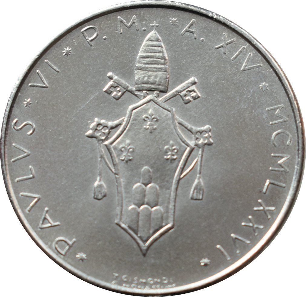 Vatikán 50 Lira 1976