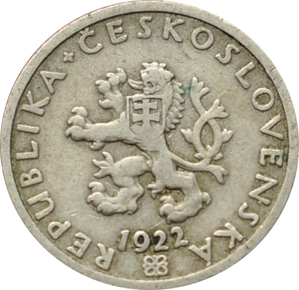 ČSR 20 Halier 1922 R