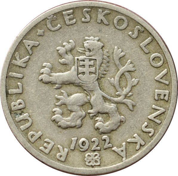 ČSR 20 Halier 1922 R