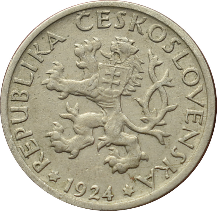 ČSR 1 Kčs 1924