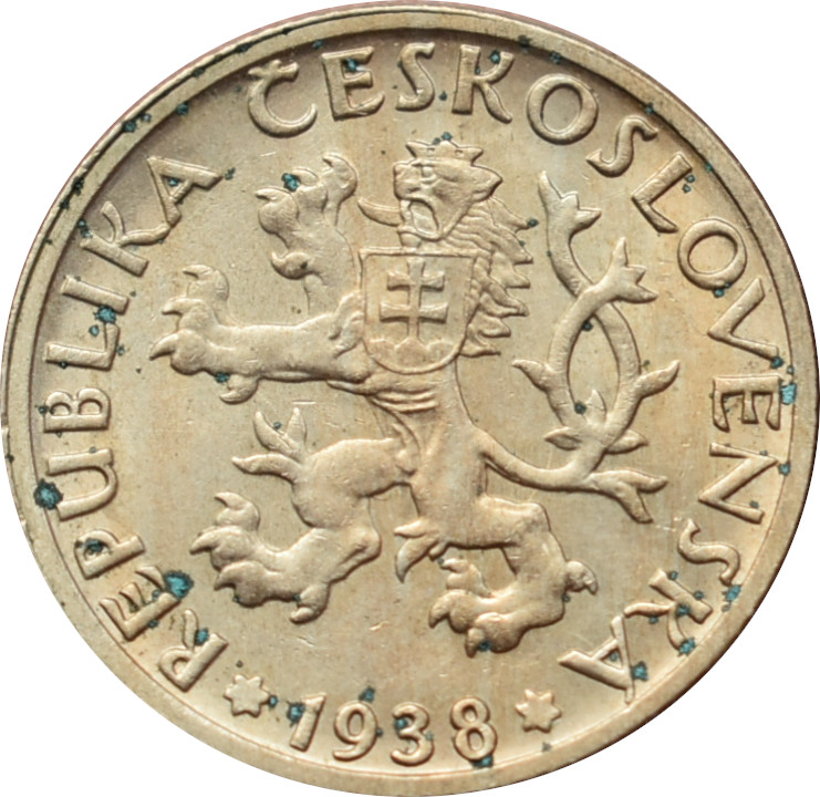 ČSR 1 Kčs 1938