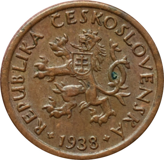 ČSR 10 Halier 1938
