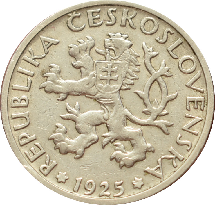 ČSR 1 Kčs 1925