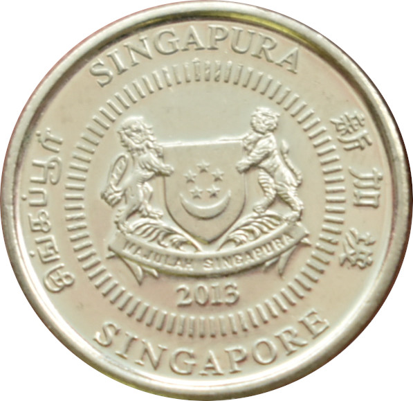 Singapur 10 Cents 2013